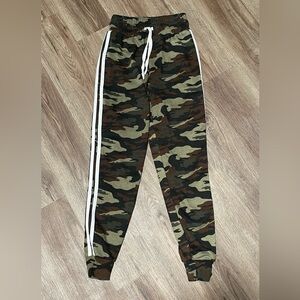 Rue21 Side Stripe Camo Joggers
